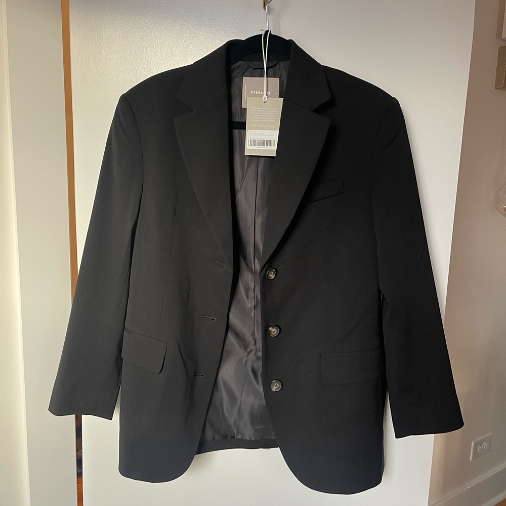NEW Everlane 80s Italian Wool Blazer
